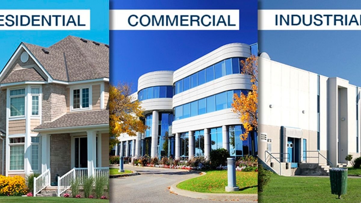 Types of Real Estate Properties (Residential, Commercial, Industrial, Land)