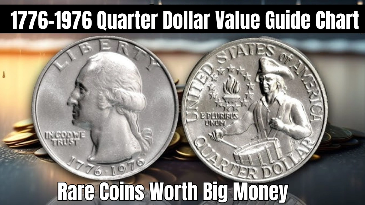 1776–1976 Quarter Dollar Value Guide Chart