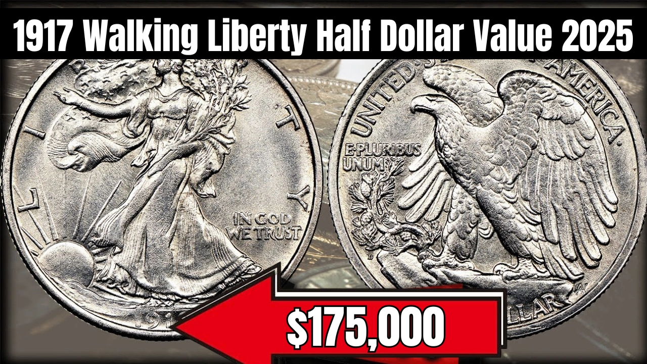 1917 Walking Liberty Half Dollar Value 2025