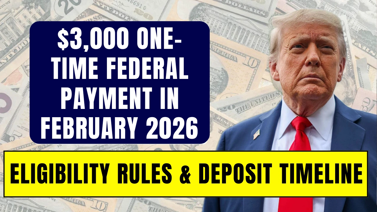 $3,000 One-Time Federal Payment in February 2026