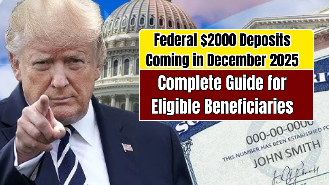Federal $2000 Deposits Coming in December 2025