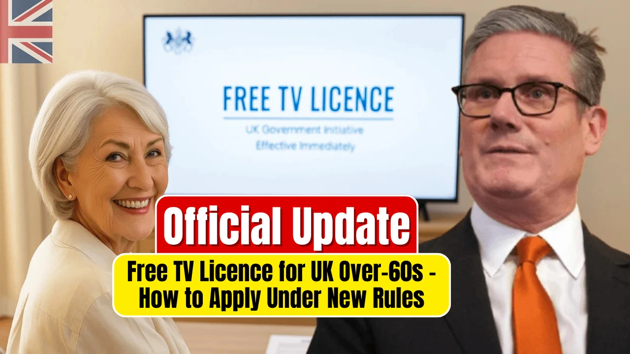 Free TV Licence for UK Over-60s – How to Apply Under New Rules