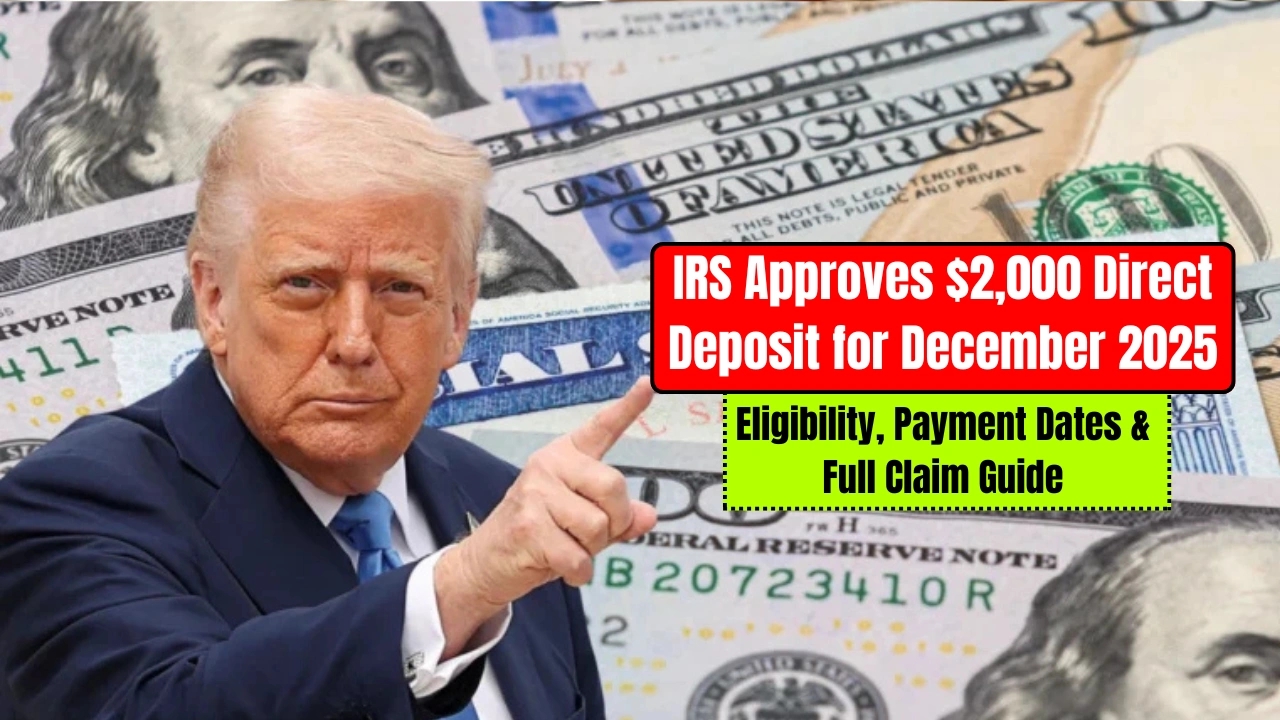 IRS Approves $2,000 Direct Deposit for December 2025