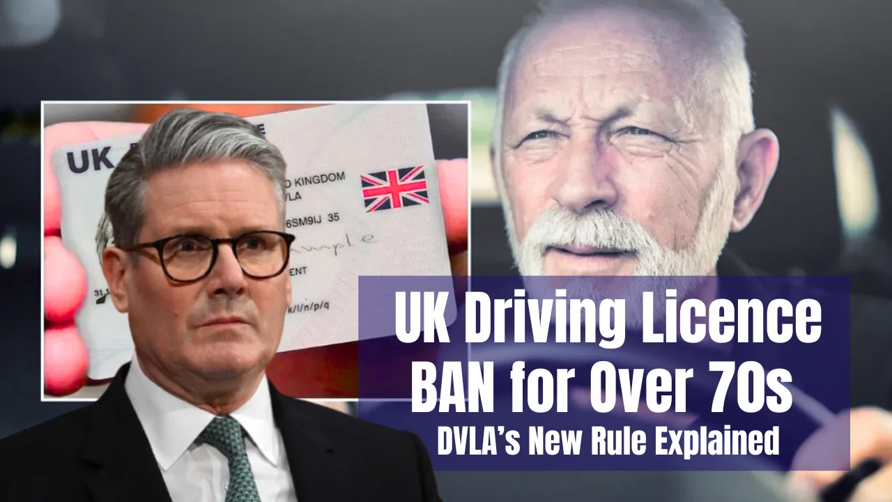 UK Driving Licence Ban for Over 70s