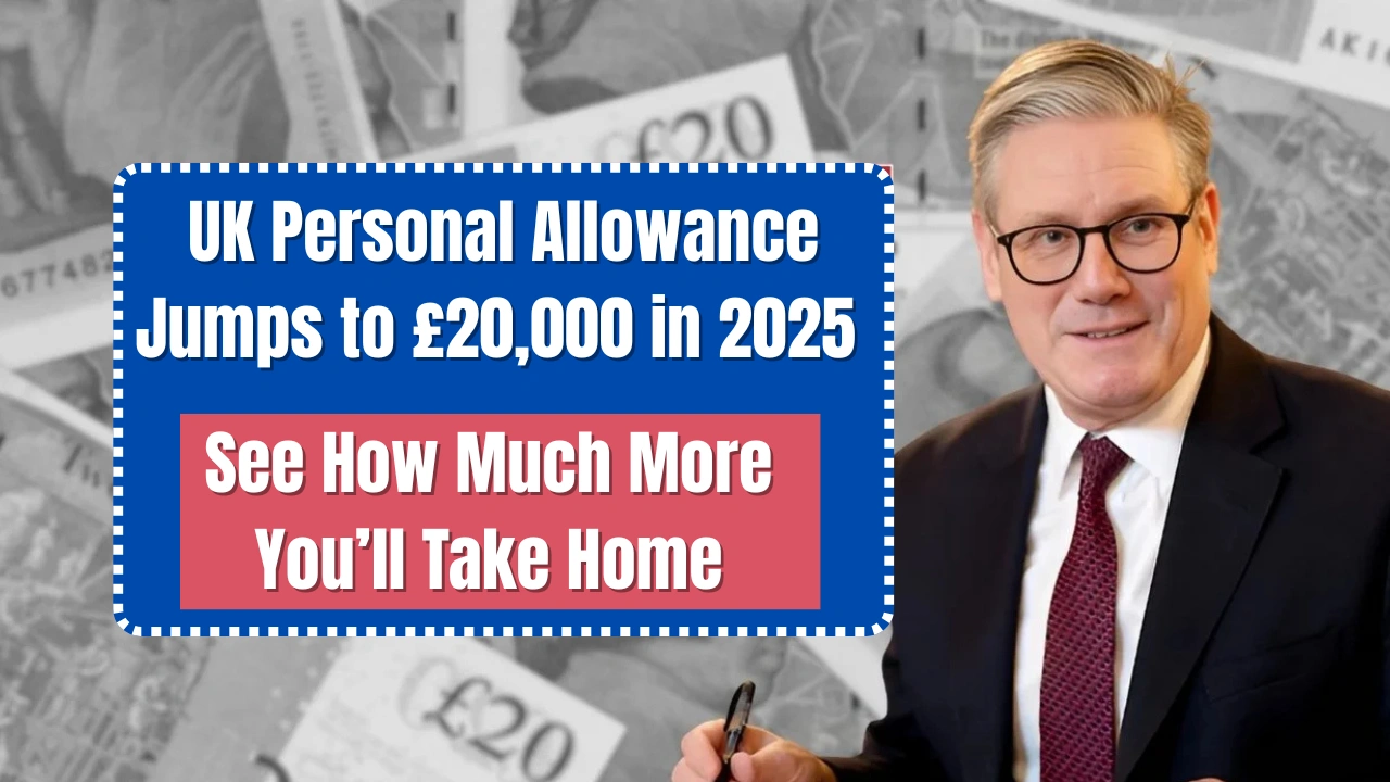UK Personal Allowance Jumps to £20,000 in 2025