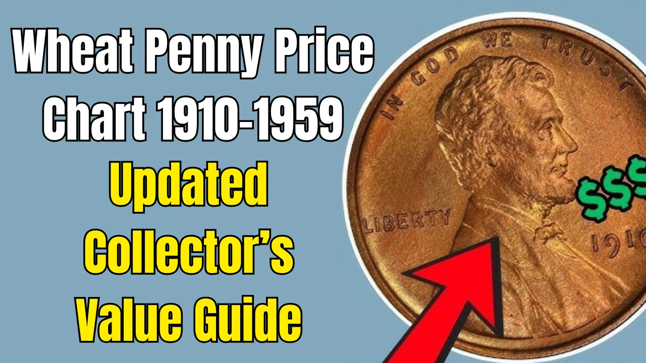 Wheat Penny Price Chart 1910–1959